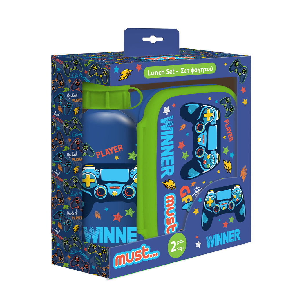 Lunch Box & Water Bottle 500ml Set