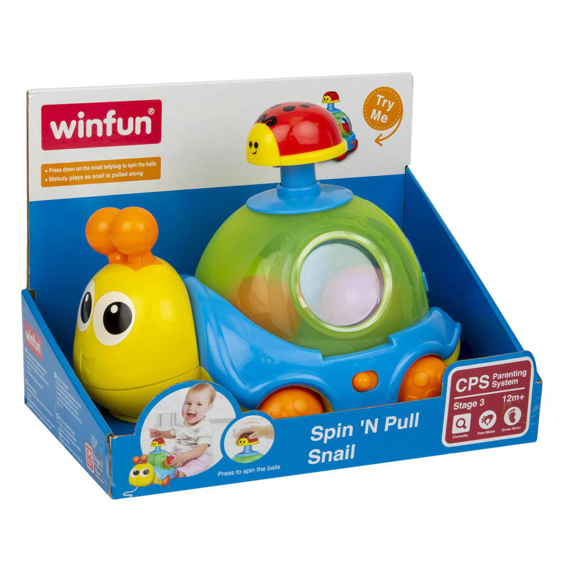 Spin 'N Pull Snail