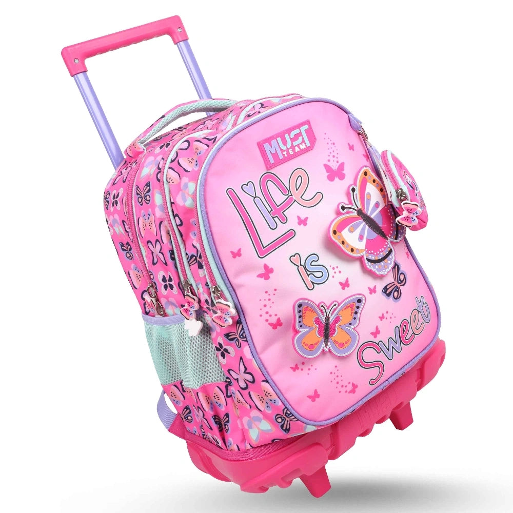 Must School Trolley Backpack Life is sweet