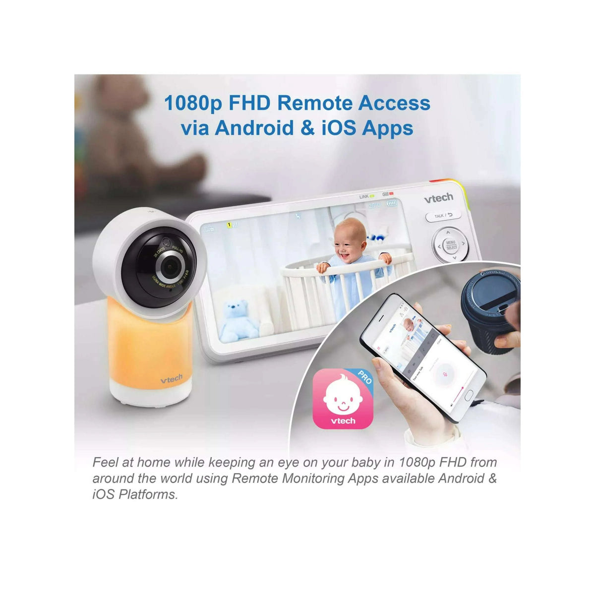 Smart Video Baby Monitor Baby Monitors Smart Video Baby Monitor Smart Video Baby Monitor Vtech