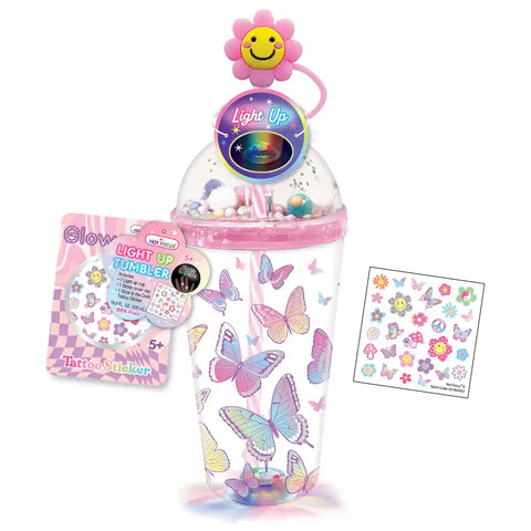 Light Up Tumbler, Butterfly