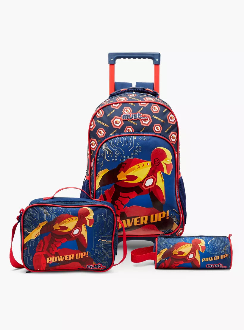 Trolley Backpack Set - 43x30x13 cms