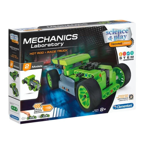 Mechanics Laboratory Pull Back Hot Rod