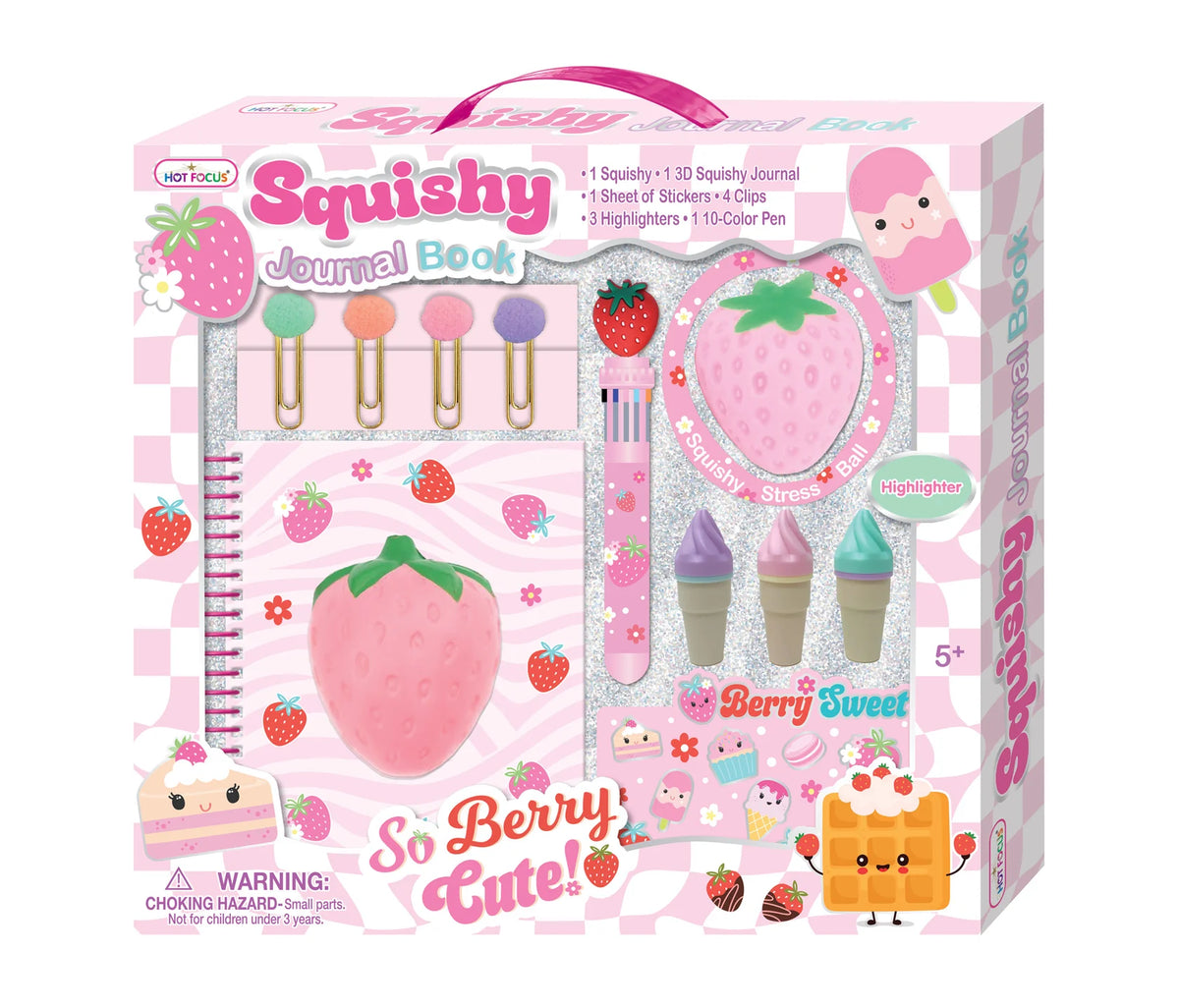 Squishy Journal Book Strawberry