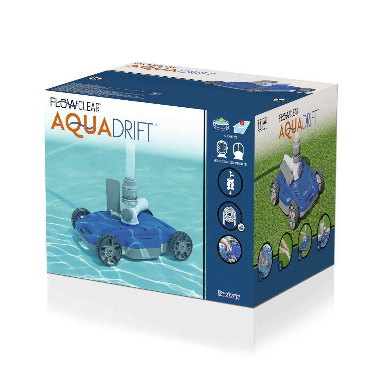 FlowClear AquaDrift Automatic Above Ground Pool Vacuum Cleaner pool cleaner FlowClear AquaDrift Automatic Above Ground Pool Vacuum Cleaner FlowClear AquaDrift Automatic Above Ground Pool Vacuum Cleaner Bestway