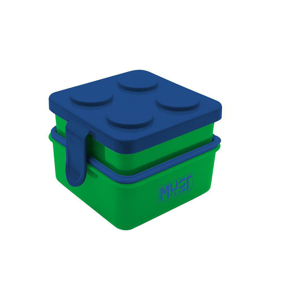 Lunch Box 2 in 1 Plastic with spoon 2 Colors