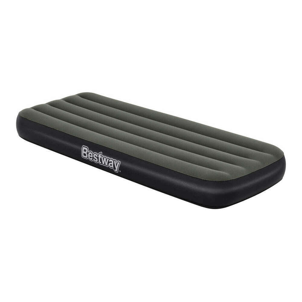Airbed Tritech Gray Flocked Single Air Bed Airbed Tritech Gray Flocked Single Airbed Tritech Gray Flocked Single Bestway
