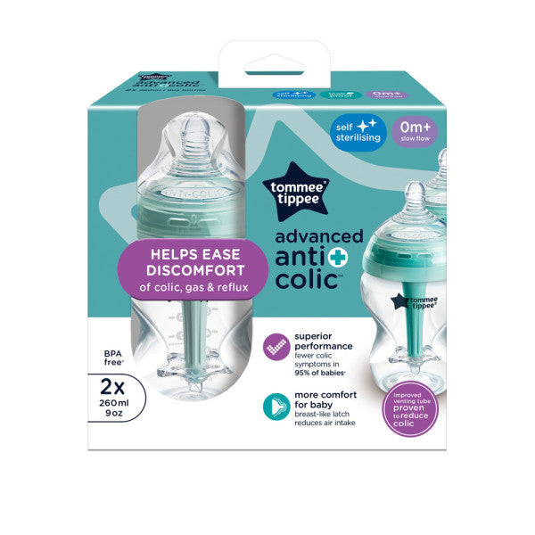 260ML ANTI-COLIC BOTTLES 2PCS