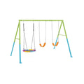 Colorful Swing Set With 3 Bird's Nest Pieces & 2 Swings Outdoor Playground Colorful Swing Set With 3 Bird's Nest Pieces & 2 Swings Colorful Swing Set With 3 Bird's Nest Pieces & 2 Swings Intex
