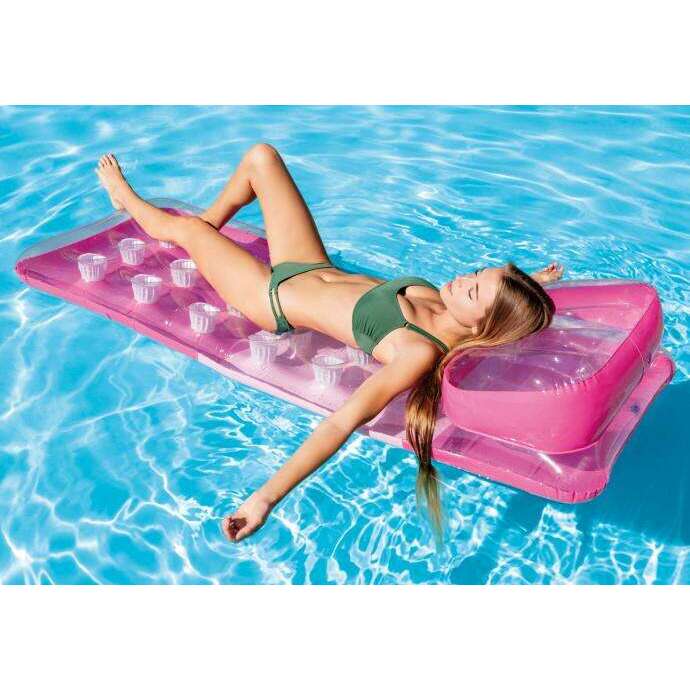 Beach Lounges 18-Pocket 188*71Cm Floater inflatables Beach Lounges 18-Pocket 188*71Cm Floater Beach Lounges 18-Pocket 188*71Cm Floater Intex