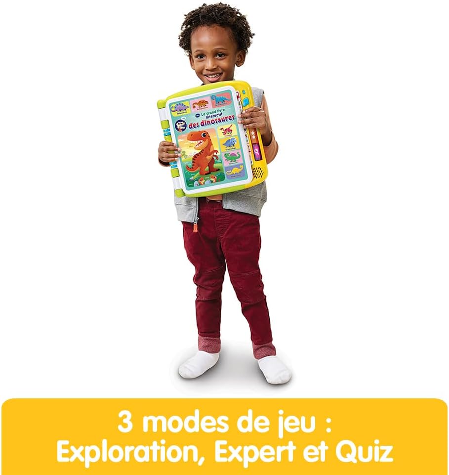 The Big Interactive Dinosaur Book - French Version