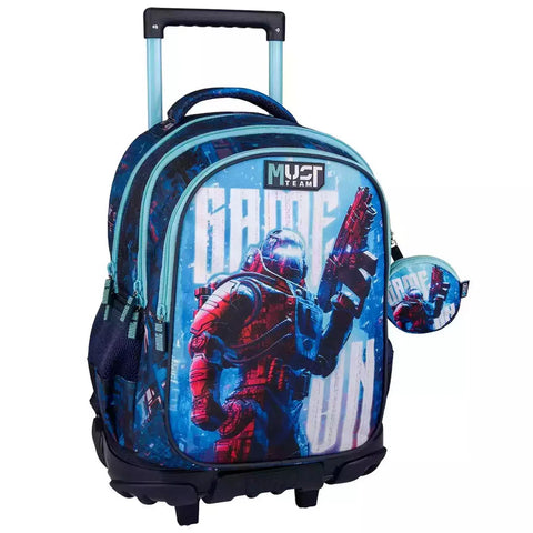 Must School Trolley Backpack Robot