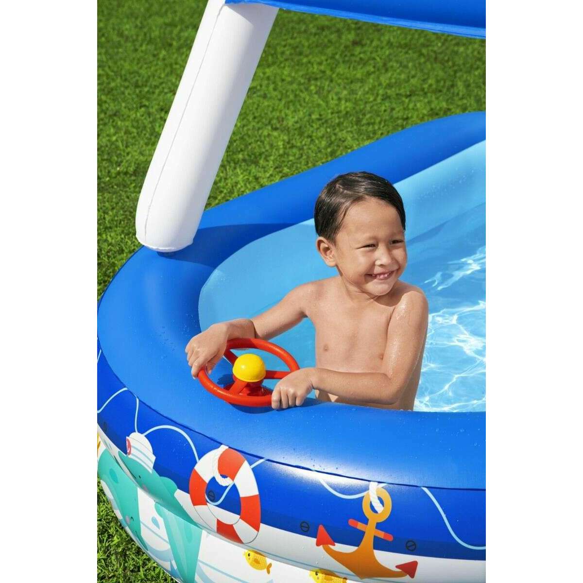 Sea Captain Family Pool 213x155x132cm Kids Inflatables Sea Captain Family Pool 213x155x132cm Sea Captain Family Pool 213x155x132cm Bestway