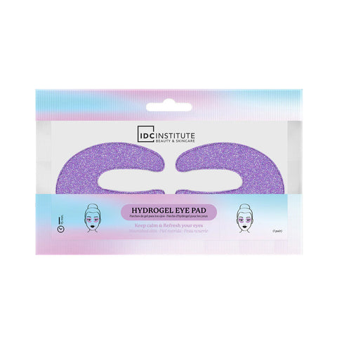 C Shaped Glitter Eye Pads Purple