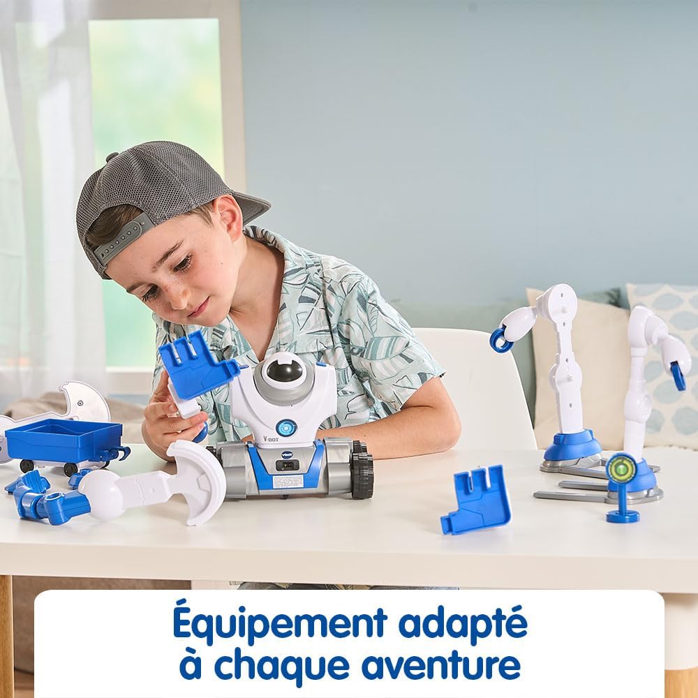 V-Bot® Explorer, 5-in-1 Robot for Kids to Build