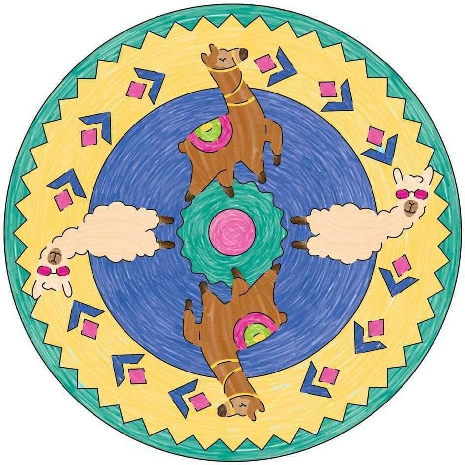 Artistic Activities - Mandala - Noon - Lama Art & Crafts Artistic Activities - Mandala - Noon - Lama Artistic Activities - Mandala - Noon - Lama Ravensburger