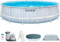Prisma Frame Chevron Round Pool with Filter Pump home pool Prisma Frame Chevron Round Pool with Filter Pump Prisma Frame Chevron Round Pool with Filter Pump Intex