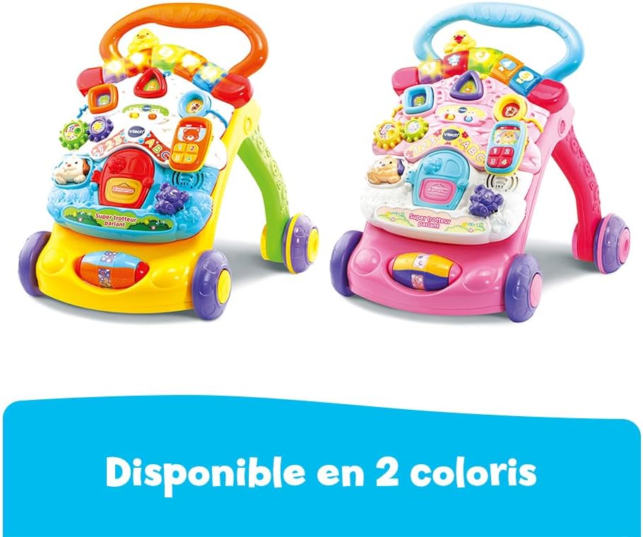 Super Orange Foldable Talking Baby Walker