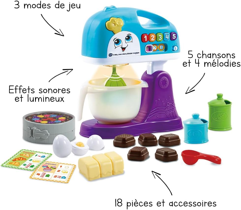 My Magical Pastry Robot, Children's Kitchen Blender - French