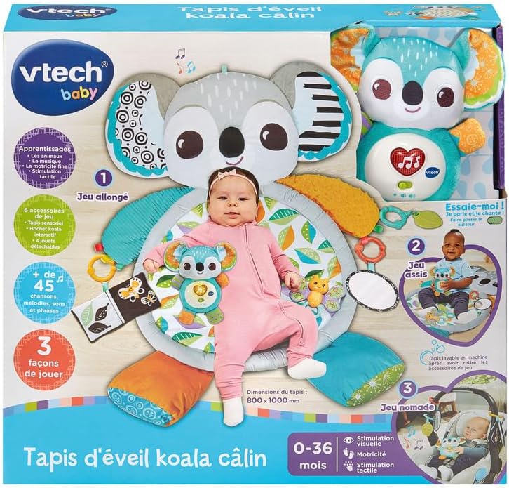 Koala Cuddle Playmat, Sensory and Evolutionary Baby