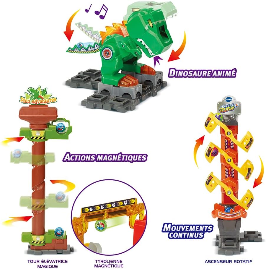 Marble Rush® Magnetic Dino Adventure