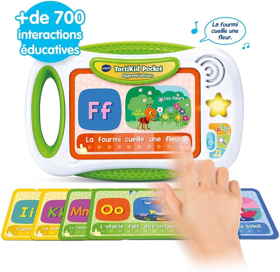 actiKid Pocket Learning Reading Tablet, Touchscreen Tablet
