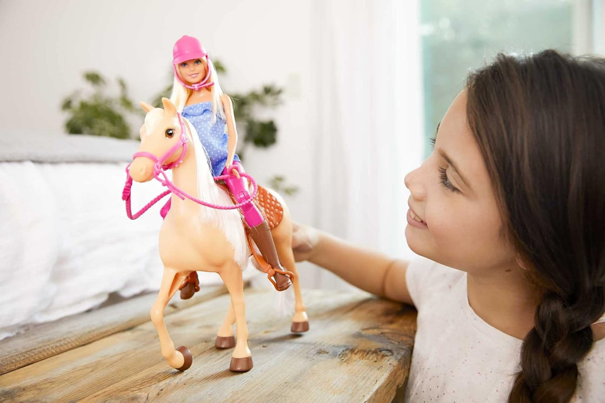 Doll & Toy Horse Set