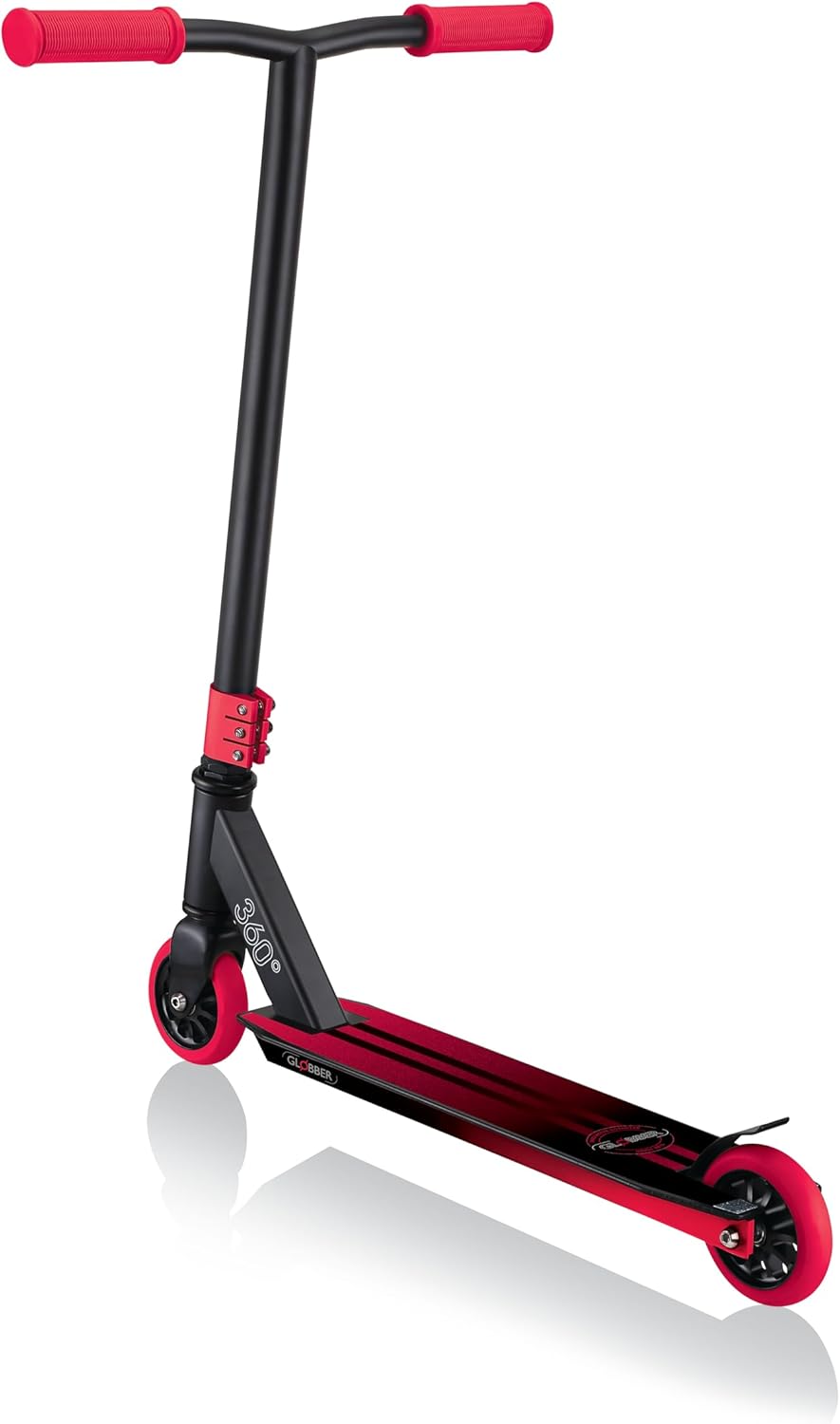 stunt scooter - black - red