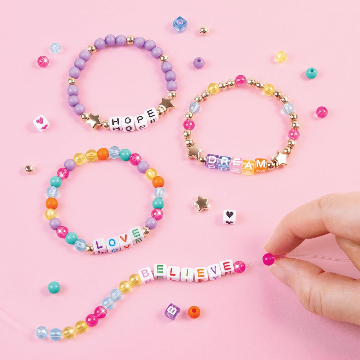 Alphabet Bead Bracelet Set - 1008pc DIY Jewelry Kit