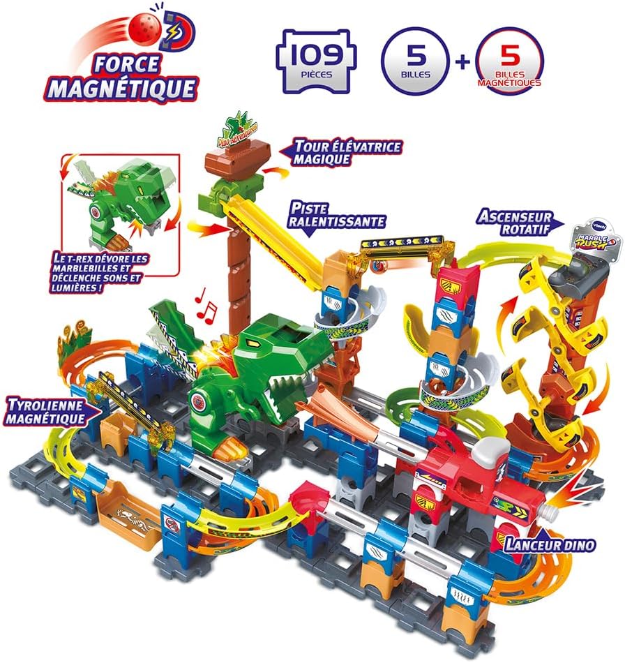 Marble Rush® Magnetic Dino Adventure