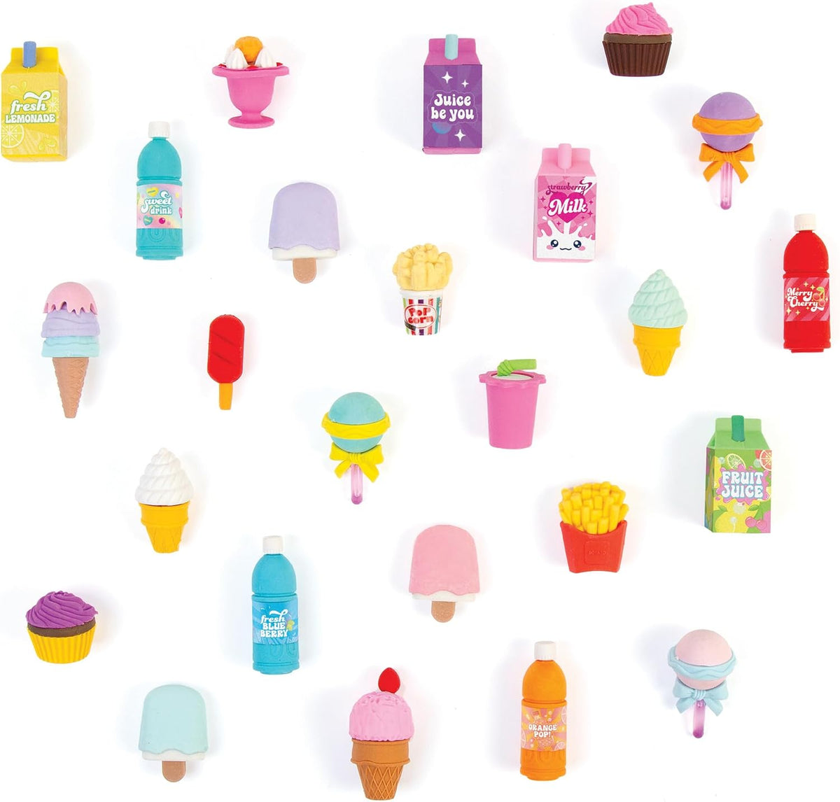 Snacks 'N Sweets Puzzle Eraser Set