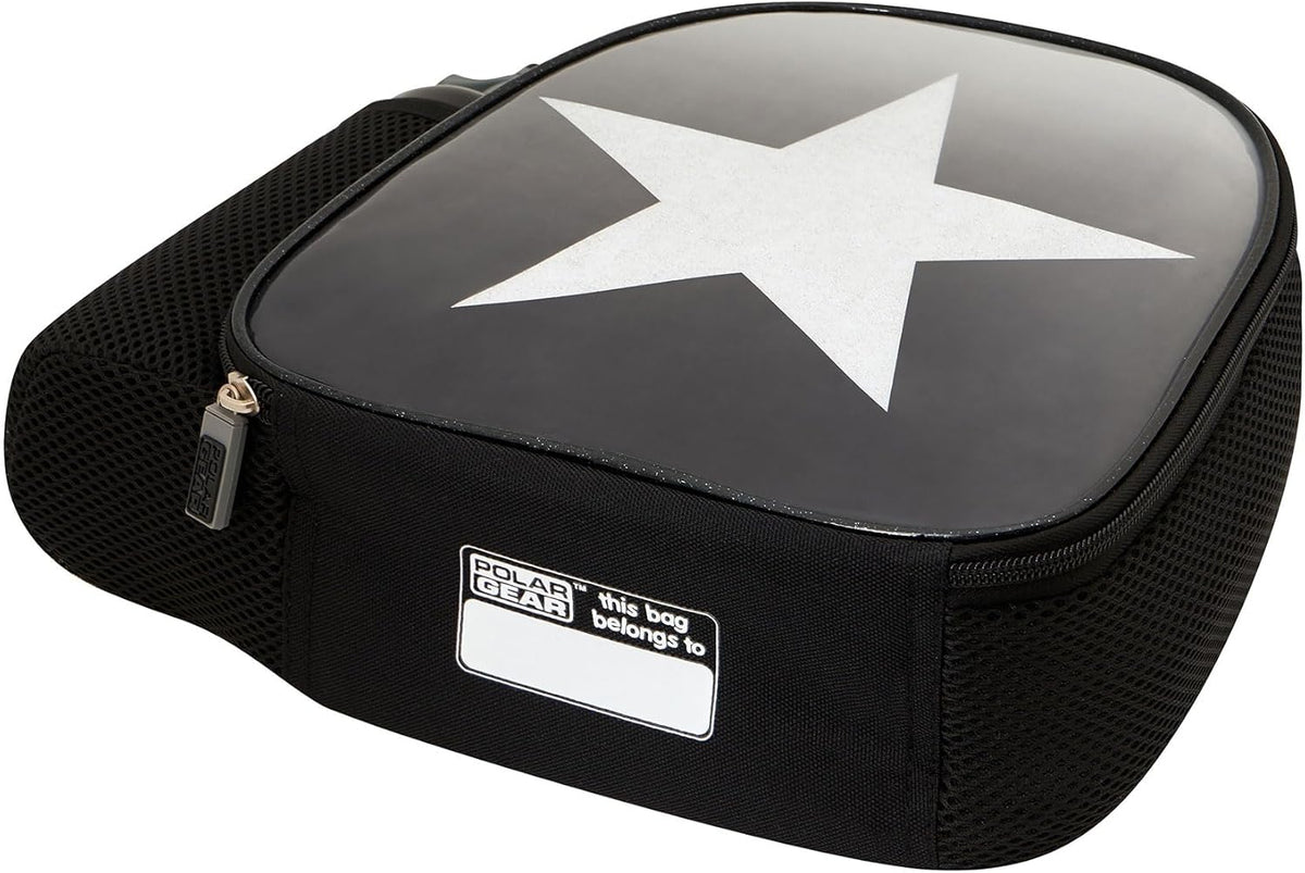 Silver Star Combo Insulated Lunch Bottle with Side Mesh Pocket