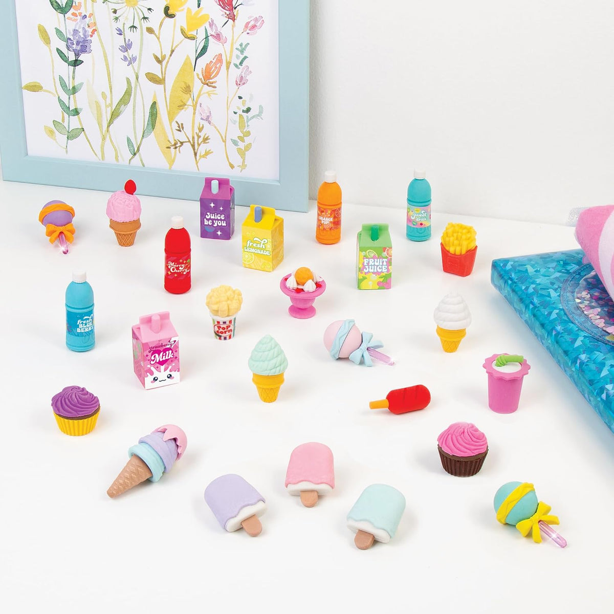 Snacks 'N Sweets Puzzle Eraser Set