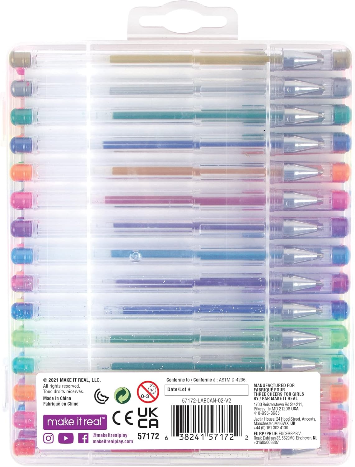 30 Piece Gel Pen Set