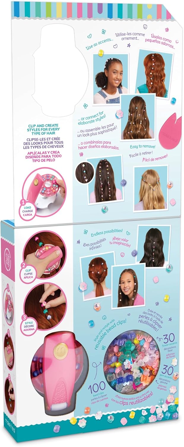 Snap N' Glam Hair Styling Set - Reusable Gems