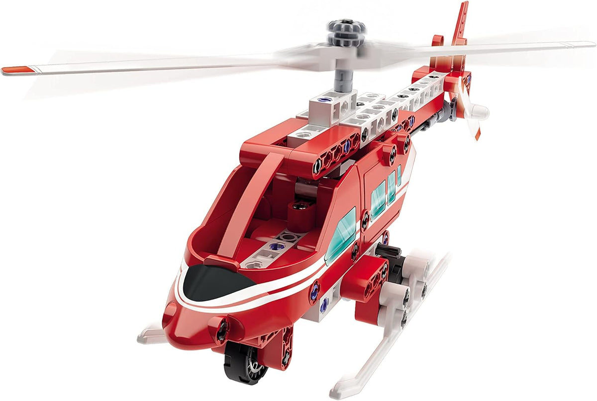 Mechanics Lab Fire Helicopter Building Set