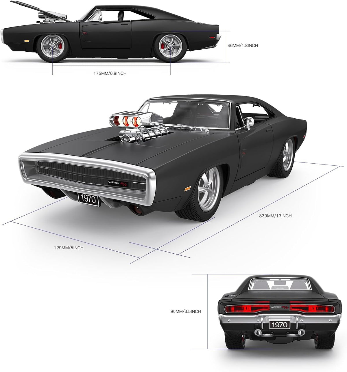 1:16 Fast & Furious 1970 Dodge Charger
