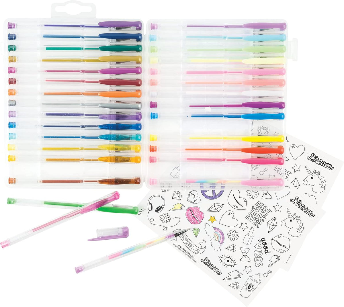 30 Piece Gel Pen Set