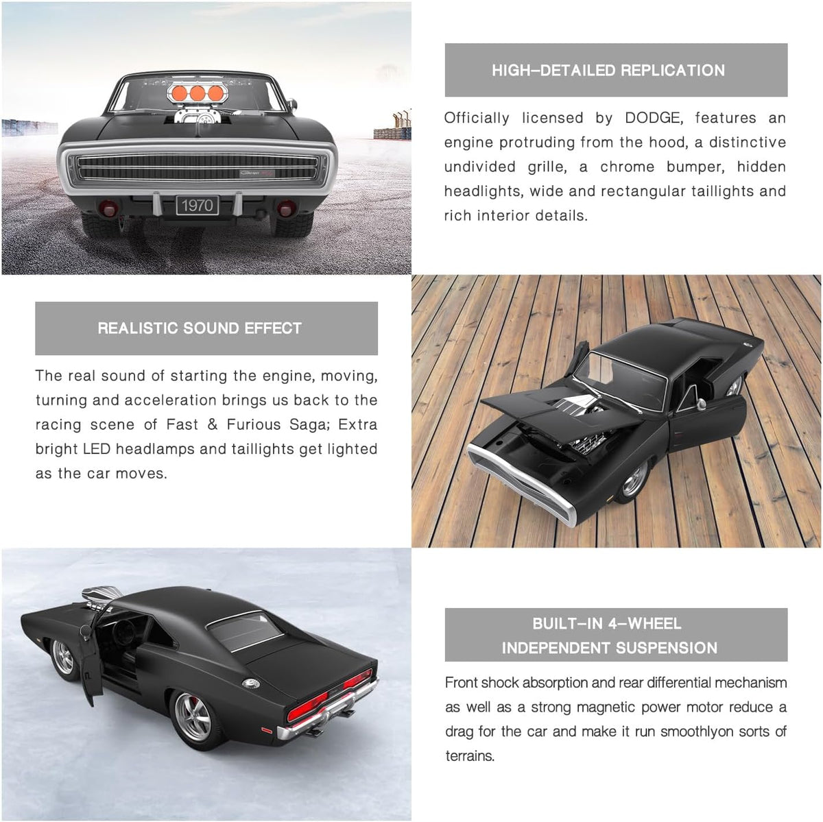 1:16 Fast & Furious 1970 Dodge Charger