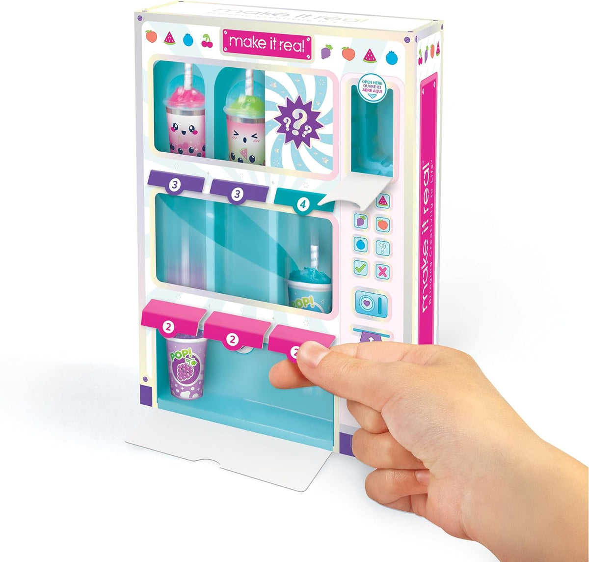 Lip Gloss Dispenser &  Nail Polish with Stickers Kit for Girls kids cosmetics Lip Gloss Dispenser &  Nail Polish with Stickers Kit for Girls Lip Gloss Dispenser &  Nail Polish with Stickers Kit for Girls MAKE IT REAL