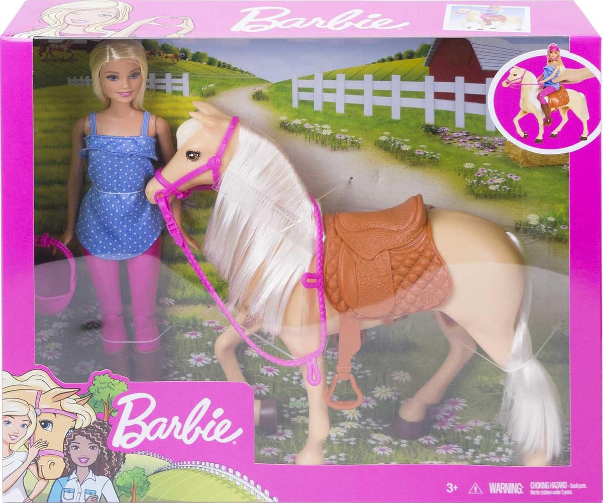Doll & Toy Horse Set
