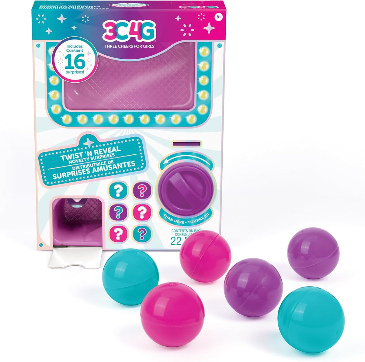Twist 'N Reveal Novelty Surprises - Dispenses 16 Treasure