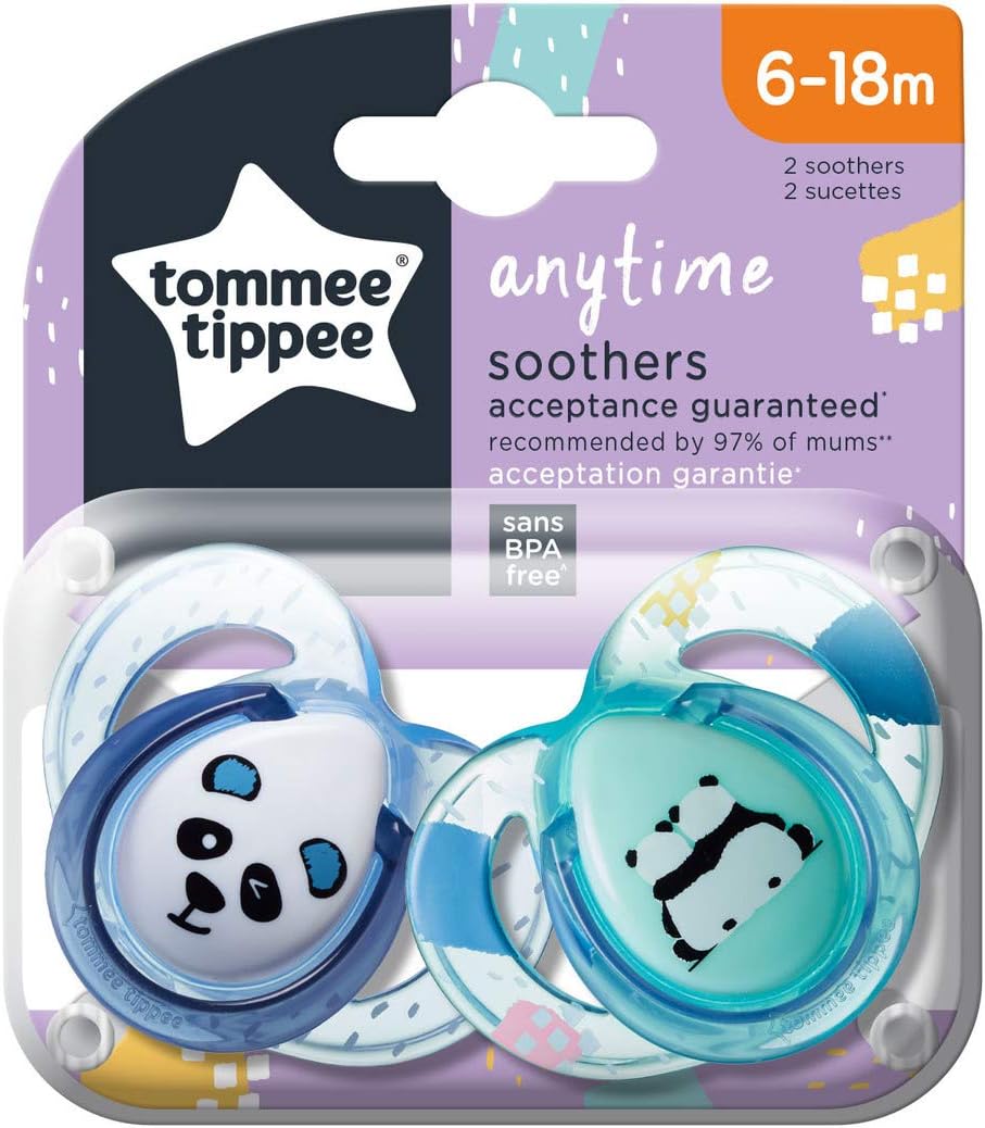 Anytime Soother 2-Pack, 6-18 months