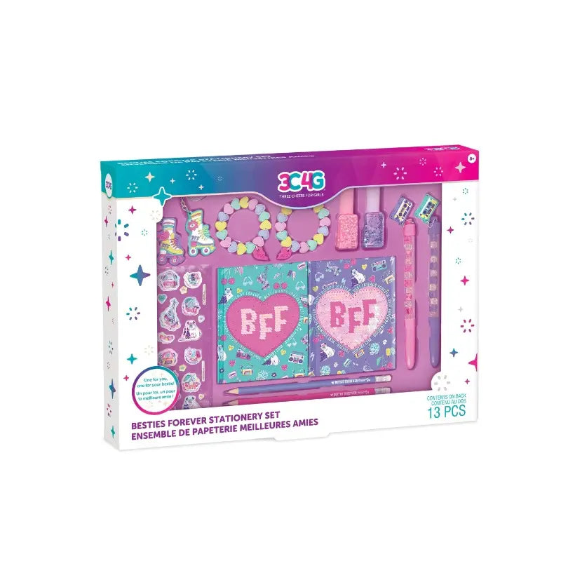 Besties Forever Stationery Set - 13pc Matching BFF Set