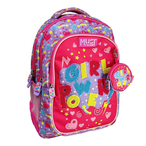 School Backpack Elementary 3 cases - Power Girl
