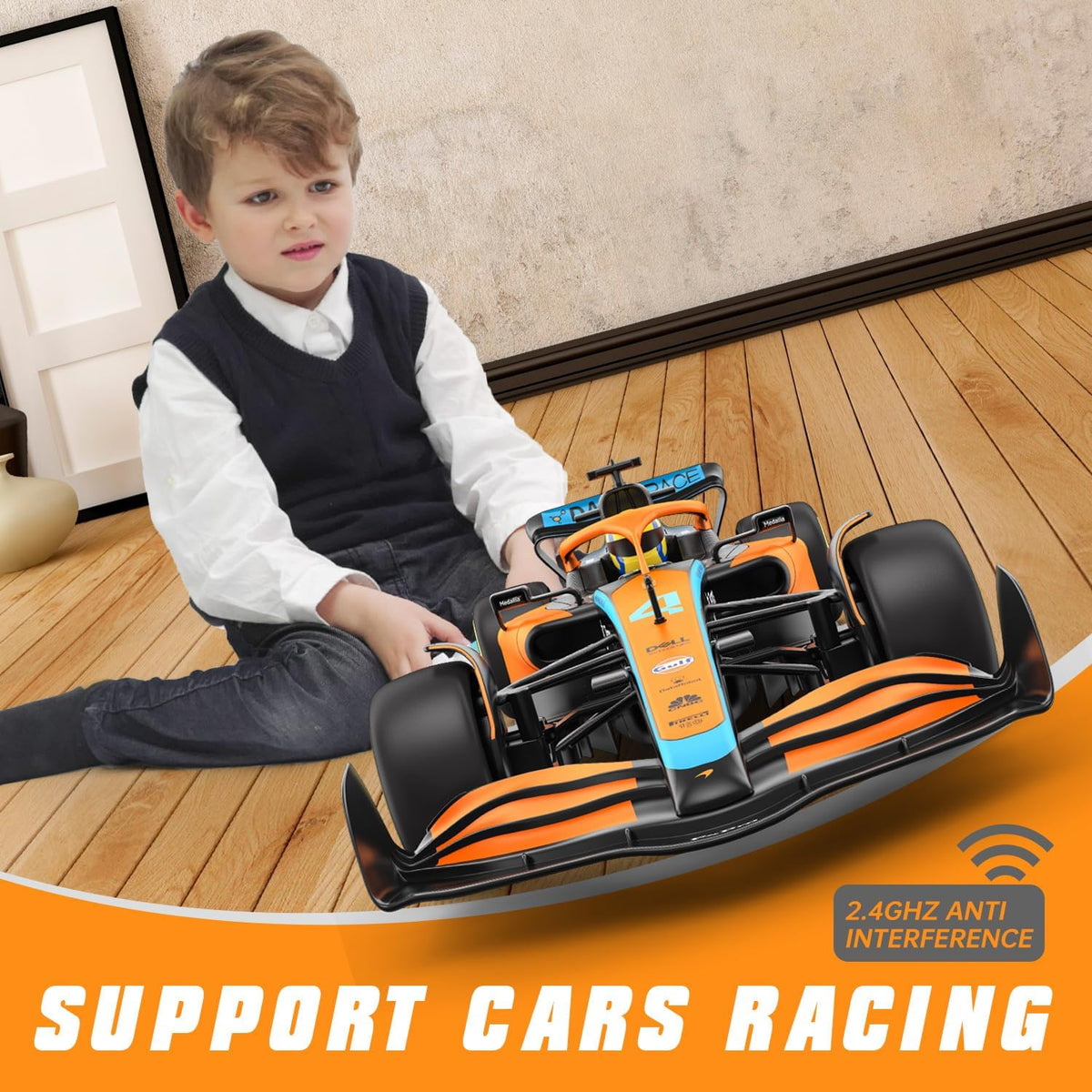 McLaren MCL36 Formula 1 Race RC Car 1/12 Scale