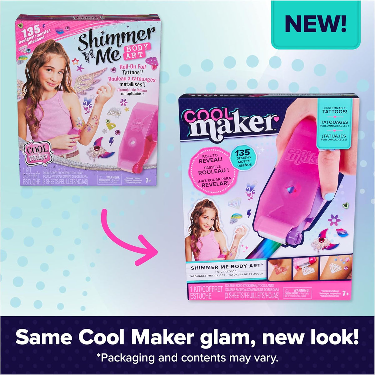 Shimmer Me Body Art with Roller