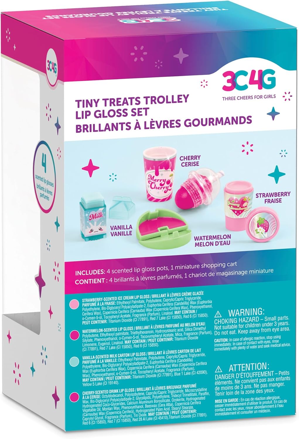 Tiny Treats Trolley Lip Gloss Set Make up & Bath Bombs Tiny Treats Trolley Lip Gloss Set Tiny Treats Trolley Lip Gloss Set MAKE IT REAL