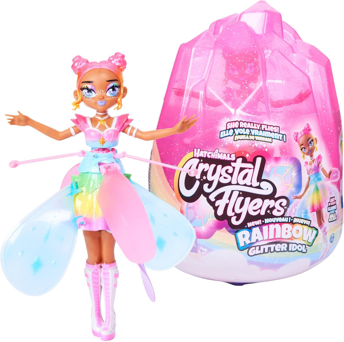 Magical Flying Doll with Crystal Wings