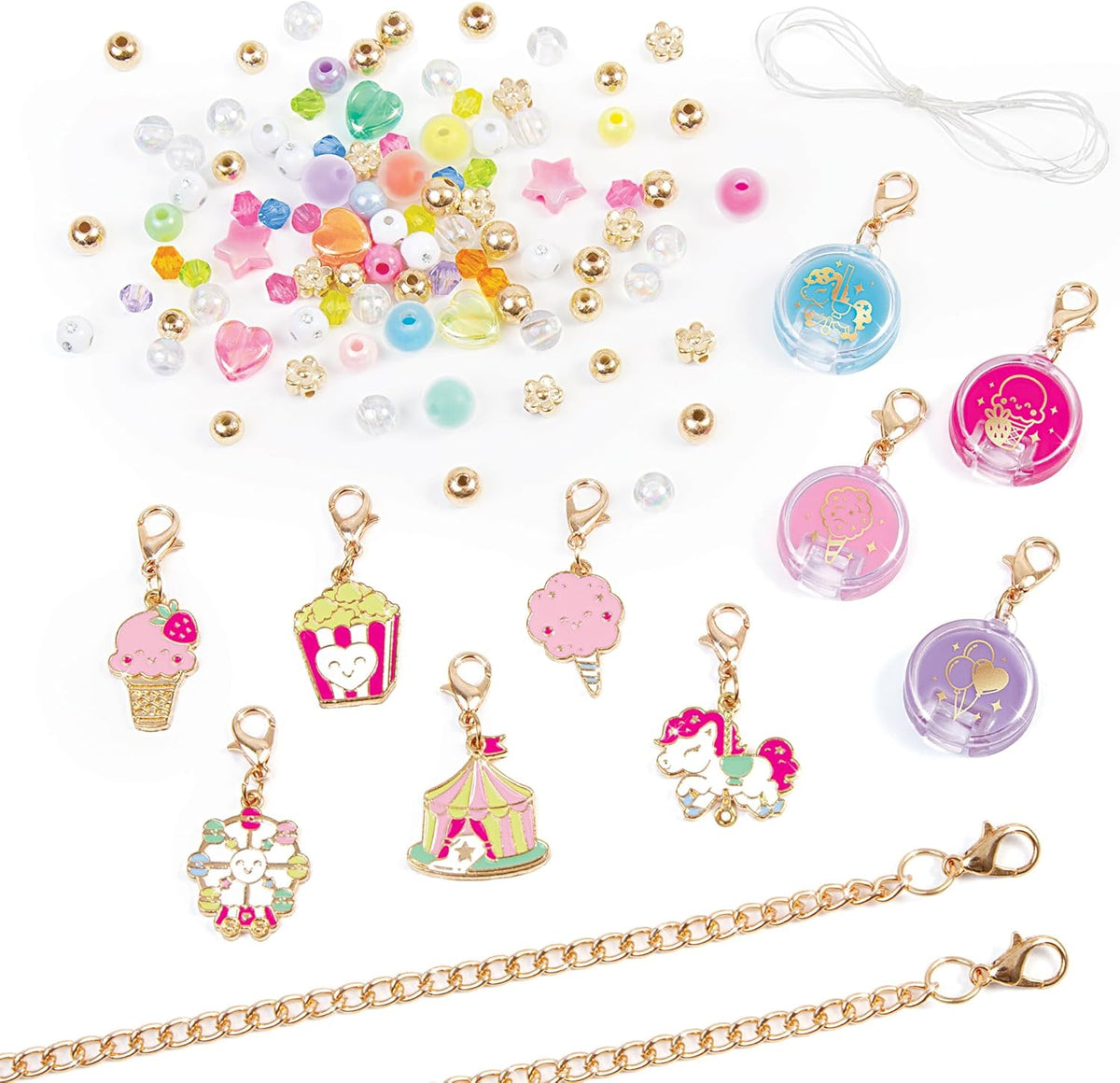 Sweet Spin Carnival Lip Gloss Bracelets - 104pc